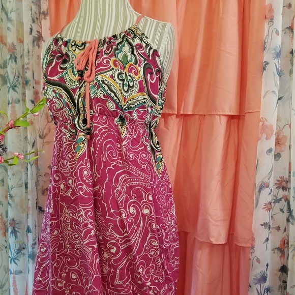 🌻🌺🌻CUTE BOHO PAISLEY LONG DRESS!! - Picture 4 of 8